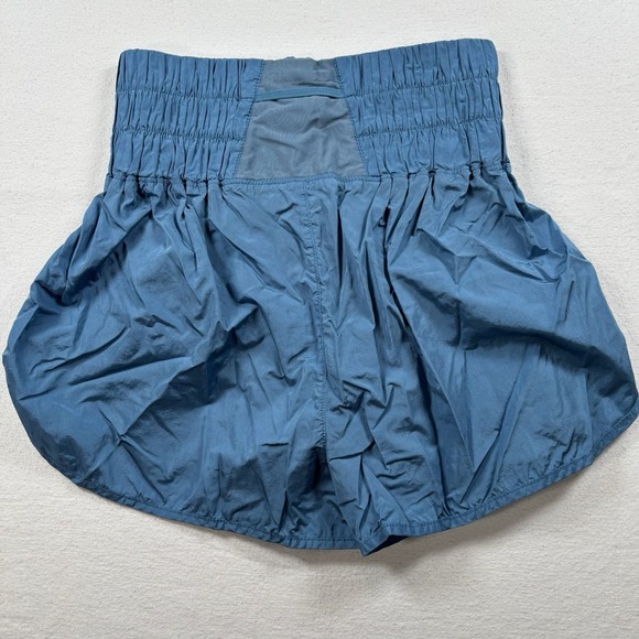 Free People Movement Women's High Rise Athletic Shorts, Lined, Dusty Blue, XL - Picture 2 of 8